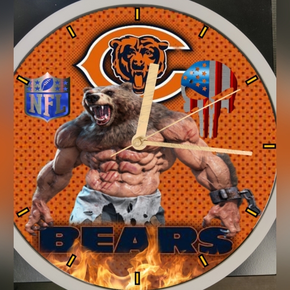 Chicago Bears led wall clock - Picture 1 of 4